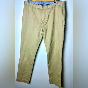 POLO RALPH LAUREN Men’s Tan Cotton Slim Stretch Khaki Pants Size 34x32